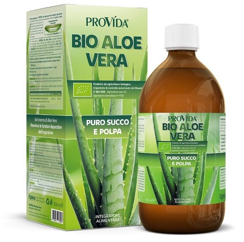 PROVIDA BIO ALOE VERA PURO SUCCO E POLPA 500 ML - doctorpill.it