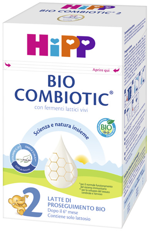 HIPP LATTE 2 COMBIOTIC 600 G BIO - doctorpill.it