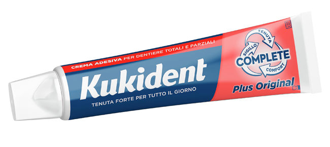 KUKIDENT PLUS ORIGINAL CREMA ADESIVA DENTIERE 65 G - doctorpill.it