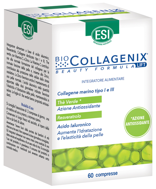 ESI BIOCOLLAGENIX ANTIOSSIDANTE 60 COMPRESSE - doctorpill.it