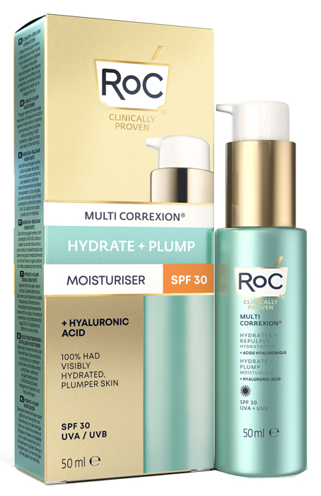 ROC MULTI CORREXION HYDRATE+ PLUMP IDRATANTE VISO SPF30 50 ML - doctorpill.it