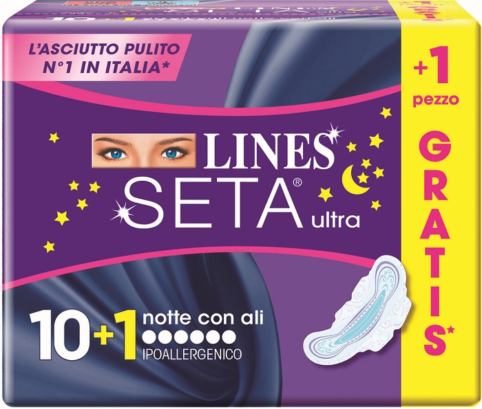 LINES SETA ULTRA NOTTE 10+1 GRATIS - doctorpill.it
