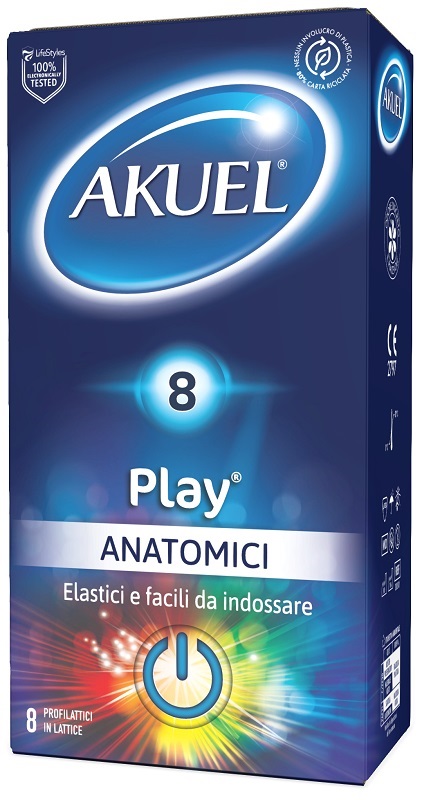 PROFILATTICO AKUEL PLAY ANATOMICO 8 PEZZI - doctorpill.it