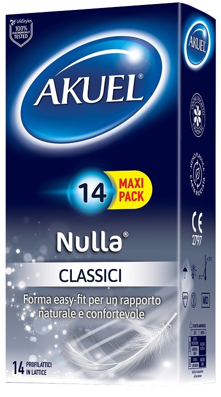 PROFILATTICO AKUEL NULLA CLASSICO 14 PEZZI - doctorpill.it