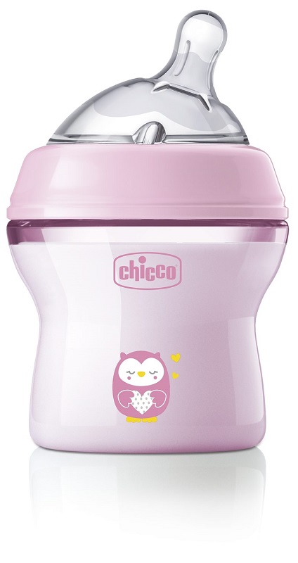 CHICCO BIBERON NAT FEEL PP 0M+ 150 ML BIMBA - doctorpill.it