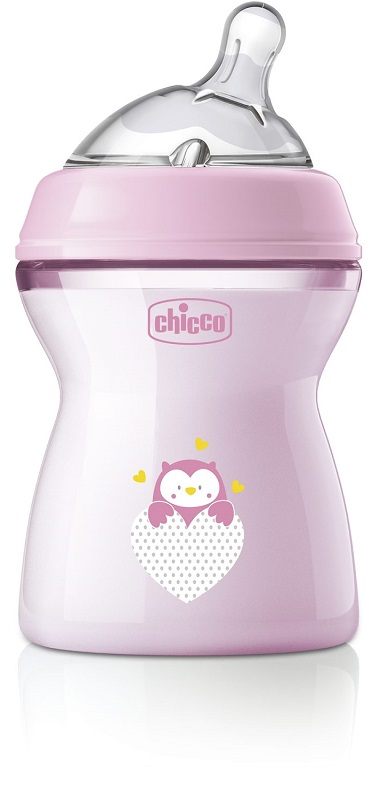 CHICCO BIBERON NAT FEEL PP 2M+ 250 ML BIMBA - doctorpill.it