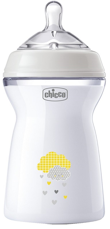 CHICCO BIBERON NAT FEEL PP 6M+ 330 ML UNISEX - doctorpill.it