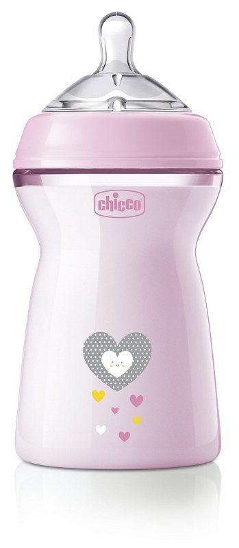 CHICCO BIBERON NAT FEEL PP 6M+ 330 ML BIMBA - doctorpill.it
