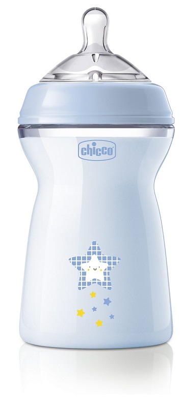 CHICCO BIBERON NAT FEEL PP 6M+ 330 ML BIMBO - doctorpill.it