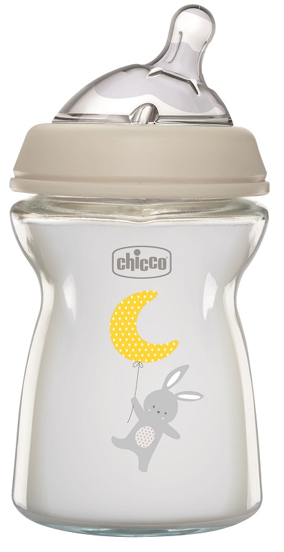 CHICCO BIBERON NAT FEEL VETRO 0M+ 250 ML - doctorpill.it