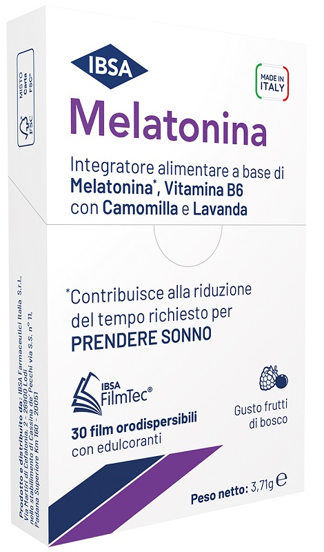 MELATONINA IBSA 30 FILM ORALI - doctorpill.it