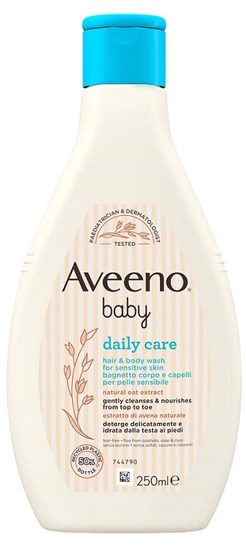 AVEENO BABY BAGNETTO TESTA PIEDI 250 ML - doctorpill.it