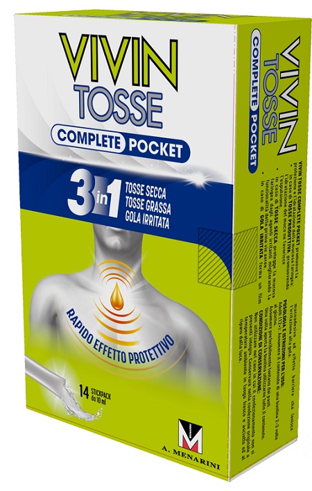VIVIN TOSSE COMPLETE POCKET 14 STICK PACK DA 10 ML - doctorpill.it