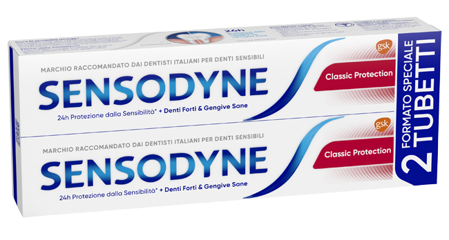 SENSODYNE CLASSICO PROTECTION 2 X 75 ML - doctorpill.it