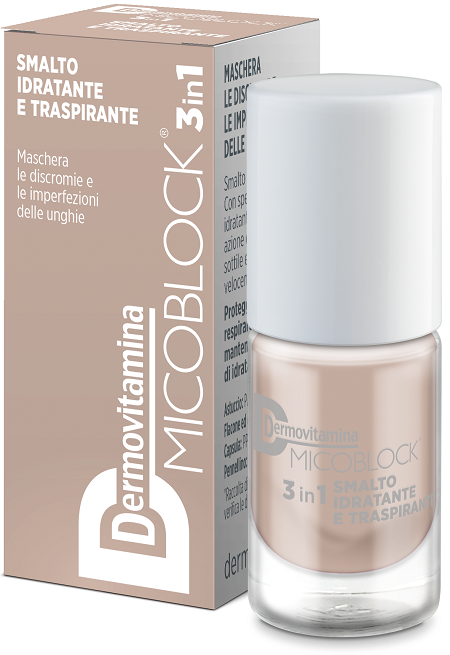 DERMOVITAMINA MICOBLOCK 3IN1 SMALTO IDRATANTE E TRASPIRANTE BEIGE 5 ML - doctorpill.it