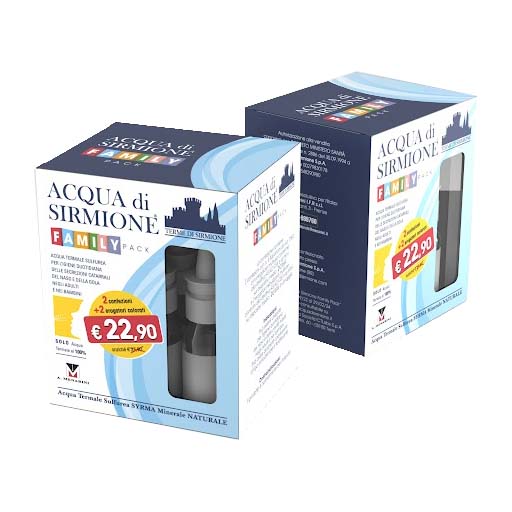 ACQUA DI SIRMIONE FAMILY PACK 12 FLACONCINI DA 15 ML - doctorpill.it