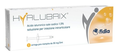 SIRINGA INTRA-ARTICOLARE HYALUBRIX ACIDO IALURONICO 1,5% 30 MG 2 ML NO ETO - doctorpill.it