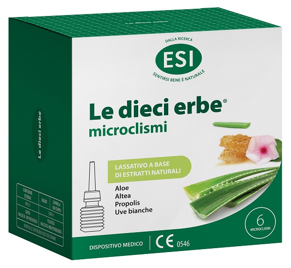 ESI LE DIECI ERBE MICROCLISMI 6 PEZZI - doctorpill.it