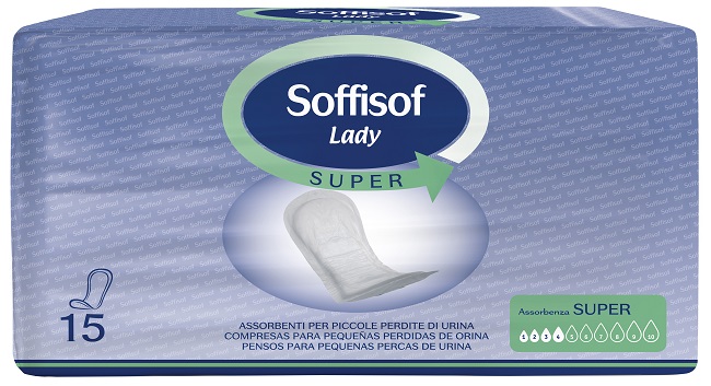 PANNOLONE PER INCONTINENZA SOFFISOF LADY CLASSIC SUPER 15 PEZZI - doctorpill.it