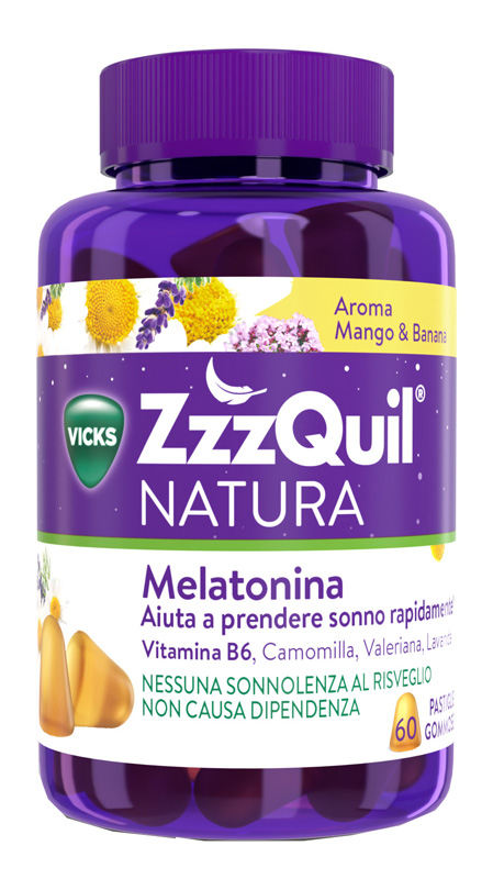 ZZZQUIL NATURA MANGO & BANANA 60 PASTIGLIE GOMMOSE - doctorpill.it