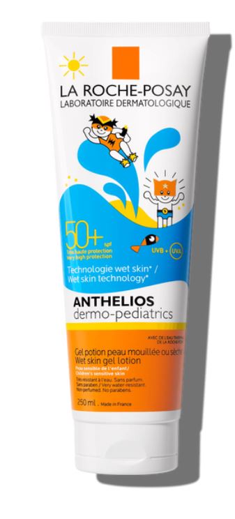 ANTHELIOS GEL PELLE BAGNATA BAMBINO 50+ 200 ML PAPERPACK - doctorpill.it