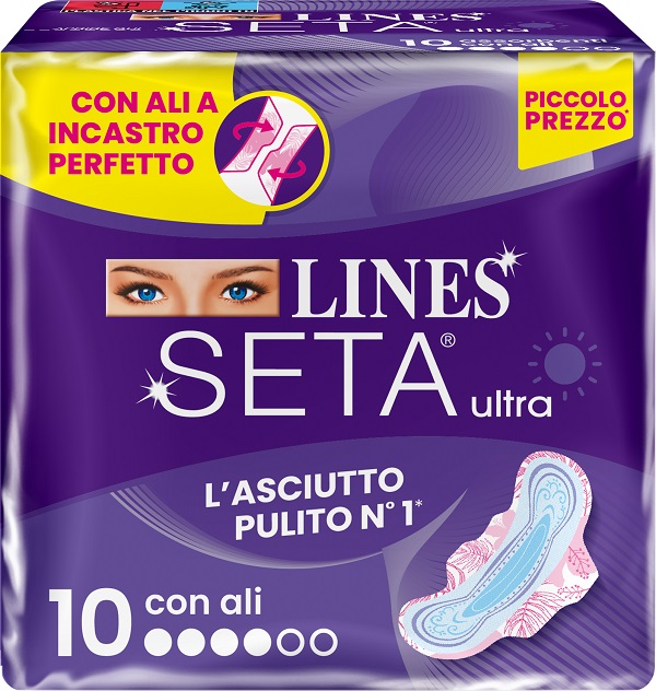 LINES SETA ULTRA ASSORBENTI ALI DWCT 10 PEZZI - doctorpill.it