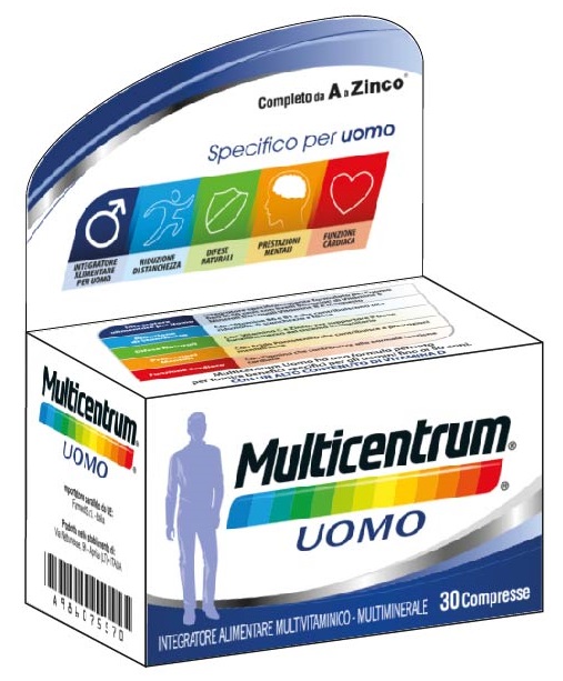 MULTICENTRUM UOMO 30 COMPRESSE - doctorpill.it