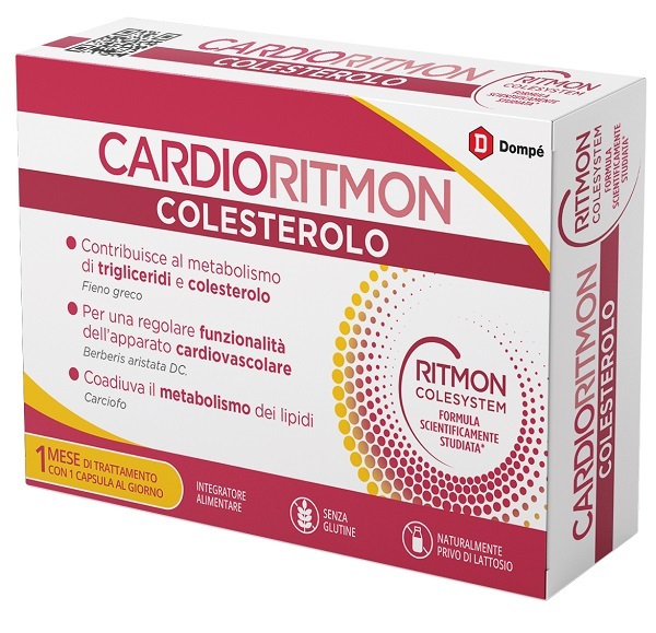 CARDIORITMON COLESTEROLO 30 CAPSULE - doctorpill.it