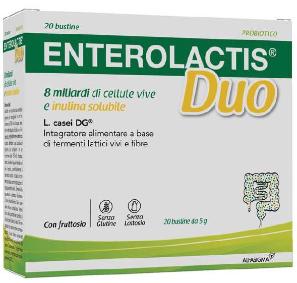 ENTEROLACTIS DUO INULINA 20 BUSTINE 5 G - doctorpill.it