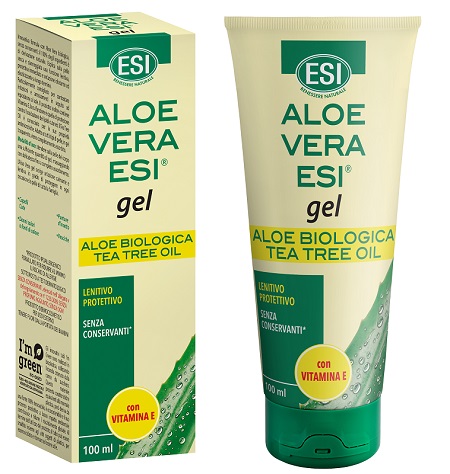 ESI ALOE VERA GEL TEA TREE CON VITAMINA E 100 ML - doctorpill.it