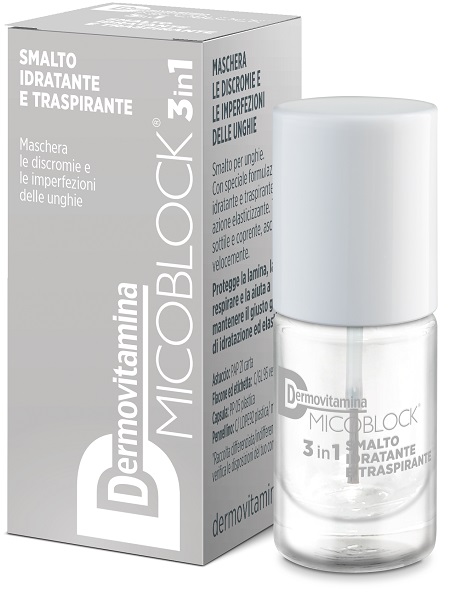 DERMOVITAMINA MICOBLOCK SMALTO BASE&TOP COAT 19 TRASPARENTE 5 ML - doctorpill.it