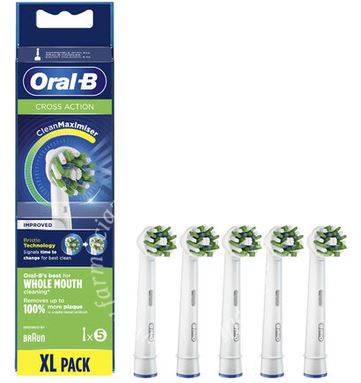 ORALB POWER REFILL EB50 CROSSACTION 5 PEZZI - doctorpill.it
