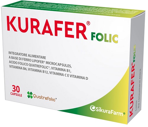 KURAFER FOLIC 30 CAPSULE - doctorpill.it