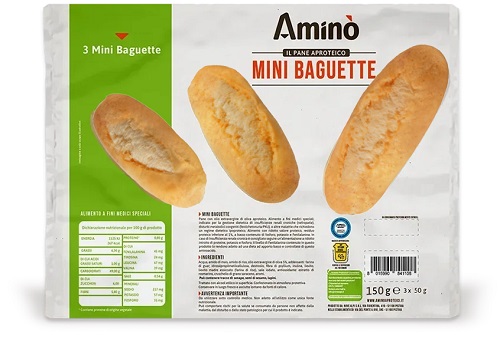 AMINO' MINI BAGUETTE 3 PEZZI DA 50 G - doctorpill.it