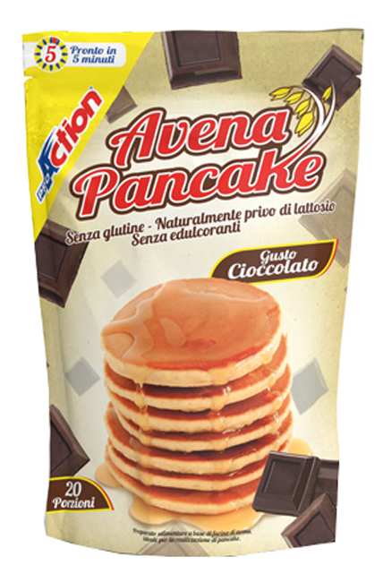 PROACTION AVENA PANCAKE CIOCCOLATO 1 KG - doctorpill.it