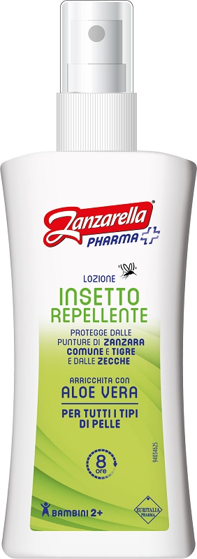 ZANZARELLA LOZIONE INSETTO REPELLENTE CON ALOE 100 ML - doctorpill.it