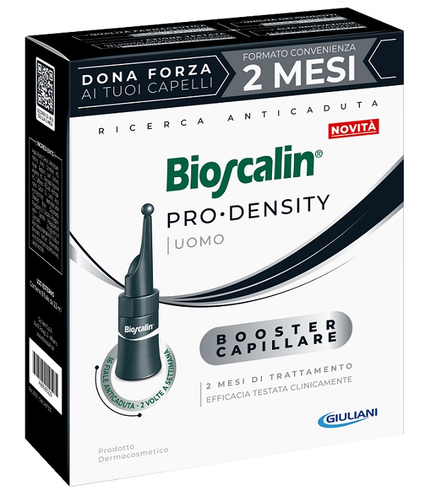 BIOSCALIN PRO DENSITY UOMO BOOSTER CAPILLARE 16 FIALE X 2,5ML - doctorpill.it