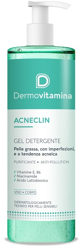 DERMOVITAMINA ACNECLIN GEL DETERGENTE 400 ML - doctorpill.it