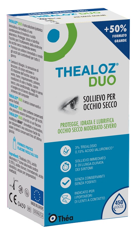 SOLUZIONE OFTALMICA THEALOZ DUO 15 ML - doctorpill.it