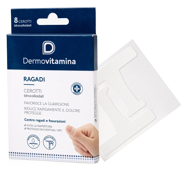 DERMOVITAMINA RAGADI CEROTTI 8 PEZZI - doctorpill.it