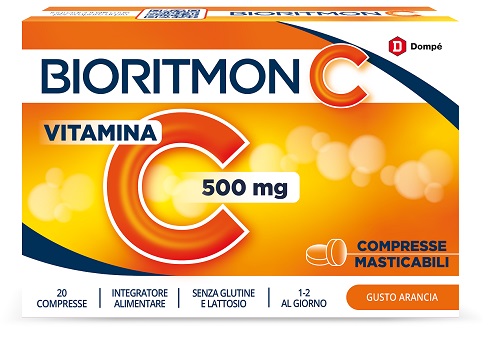 BIORITMON C 500MG VITAMINA C 20 COMPRESSE MASTICABILI - doctorpill.it